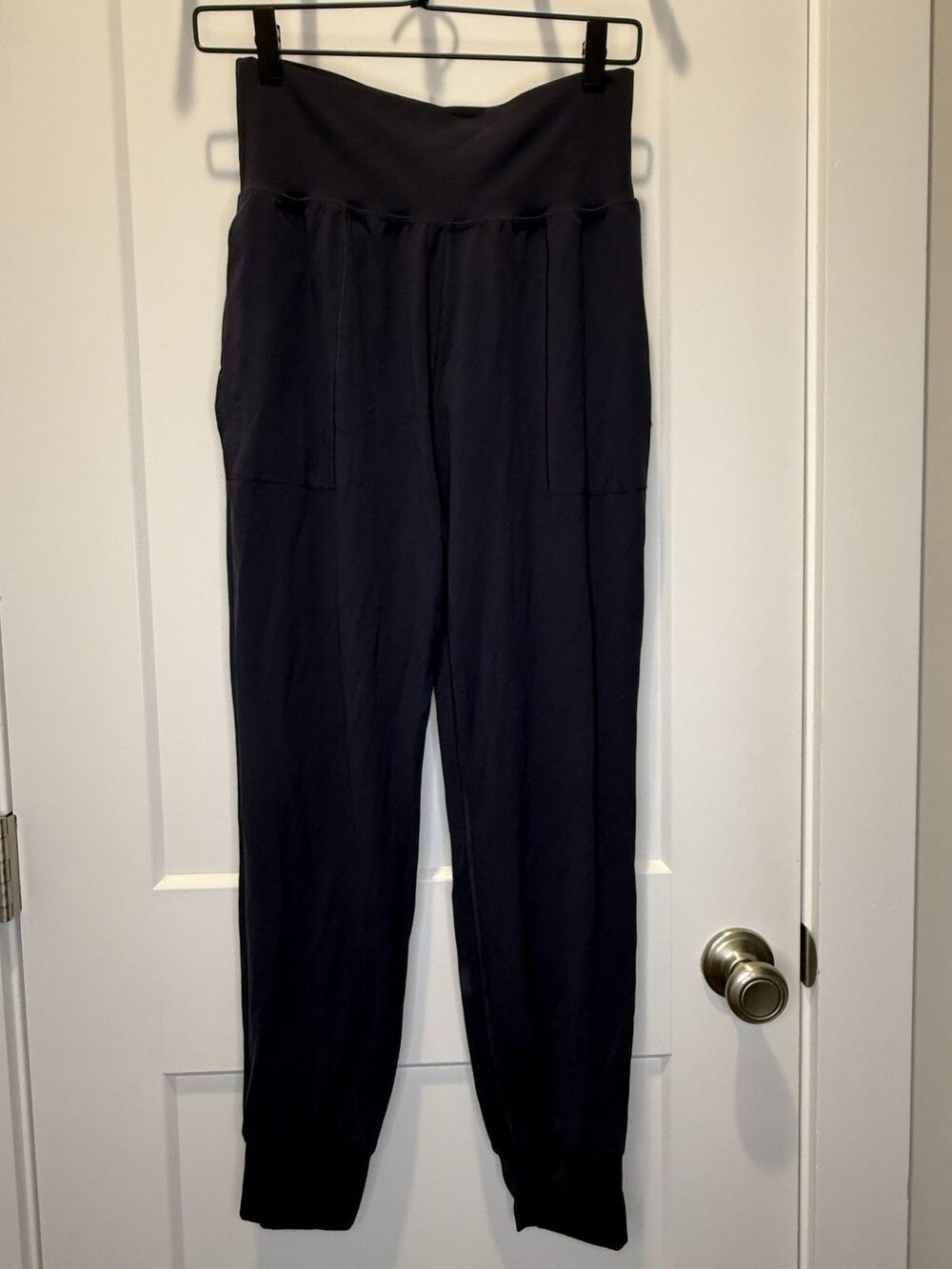 Women’s Athleta Salutation High Rise Jogger Blue Small S SOFT Yoga Pant Workout